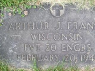 Pvt Arthur J. Franke on Sysoon