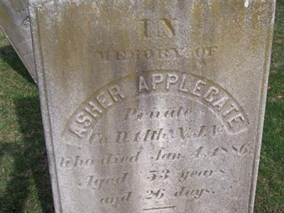 Pvt Asher Applegate on Sysoon