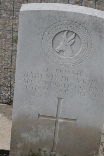 Pvt Barend De Vries on Sysoon