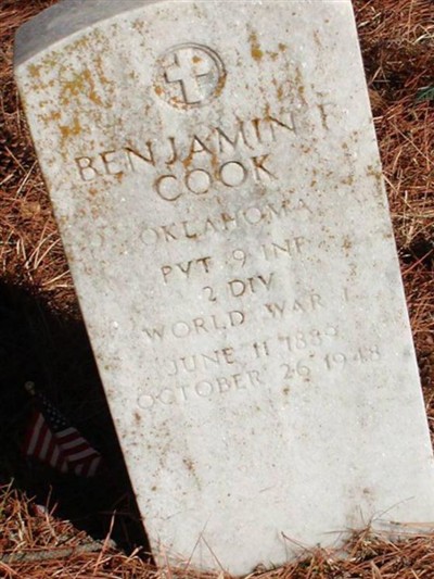 Pvt Benjamin F. Cook on Sysoon