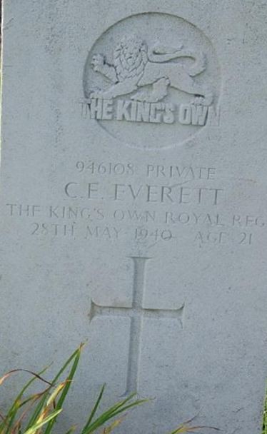 Pvt Charles Edward Everett on Sysoon