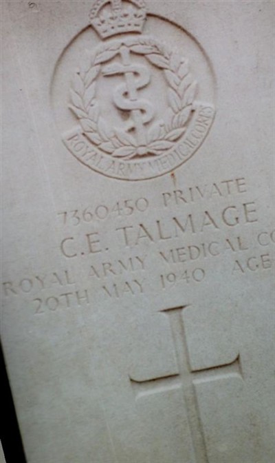 Pvt Charles Edward Talmage on Sysoon