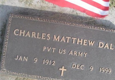 Pvt Charles Matthew Daly on Sysoon