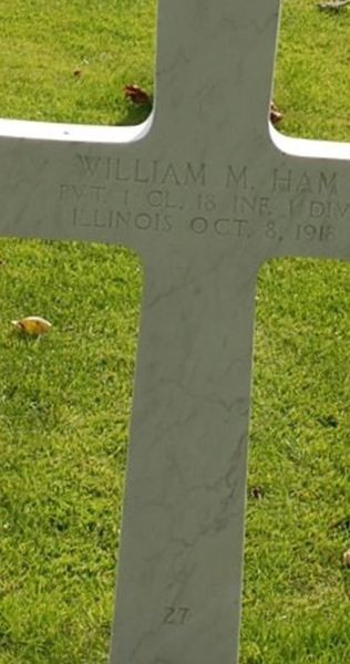 PVT 1CL William M. Ham on Sysoon