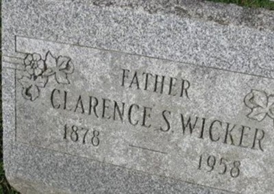 Pvt Clarence S Wicker on Sysoon