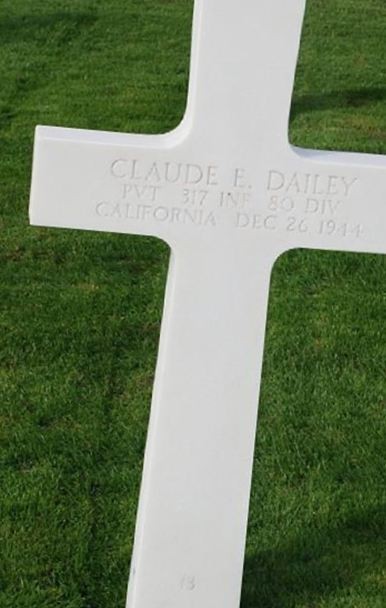 Pvt Claude E Dailey on Sysoon