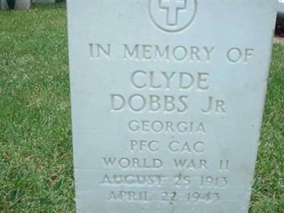 Pvt Clyde Dobbs, Jr on Sysoon