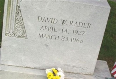 Pvt David Walker Rader on Sysoon