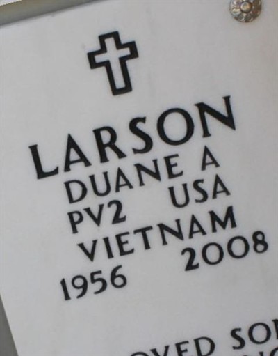 Pvt Duane Allen Larson on Sysoon