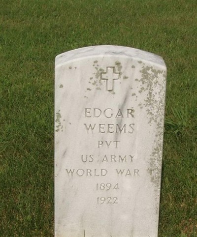 Pvt Edgar Weems on Sysoon