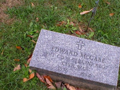 Pvt Edward McCabe on Sysoon