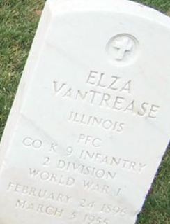 Pvt Elza Vantrease, Find a grave on Sysoon Pvt Elza Vantrease on Sysoon