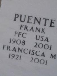 Pvt Frank Puente on Sysoon