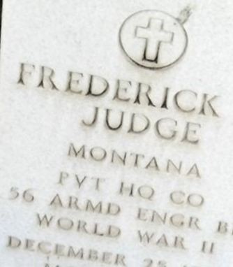 Pvt Frederick M Judge on Sysoon