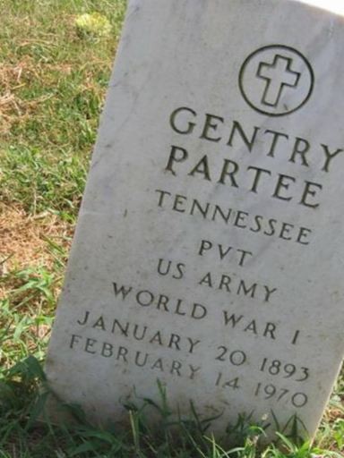 Pvt Gentry Partee on Sysoon