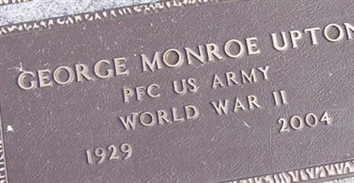 Pvt George Monroe Upton on Sysoon
