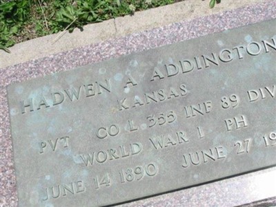 Pvt Hadwen A. Addington on Sysoon