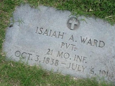 Pvt Isiah A. Ward on Sysoon