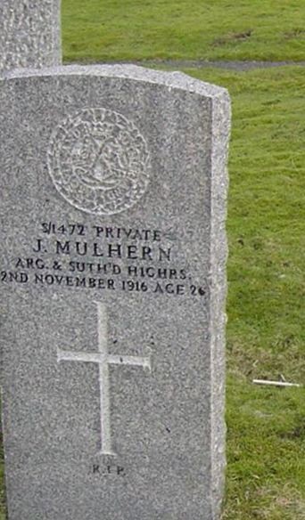 Pvt J Mulhern on Sysoon