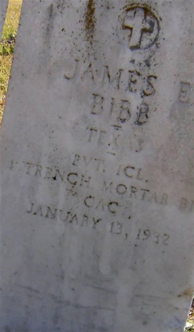 Pvt James E Bibb on Sysoon