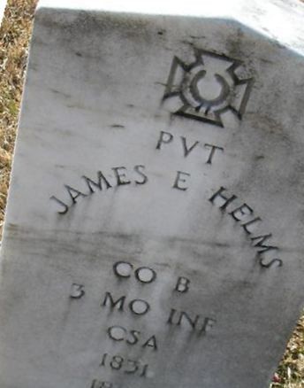 Pvt James E Helms on Sysoon