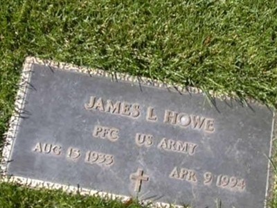 Pvt James L. Howe on Sysoon