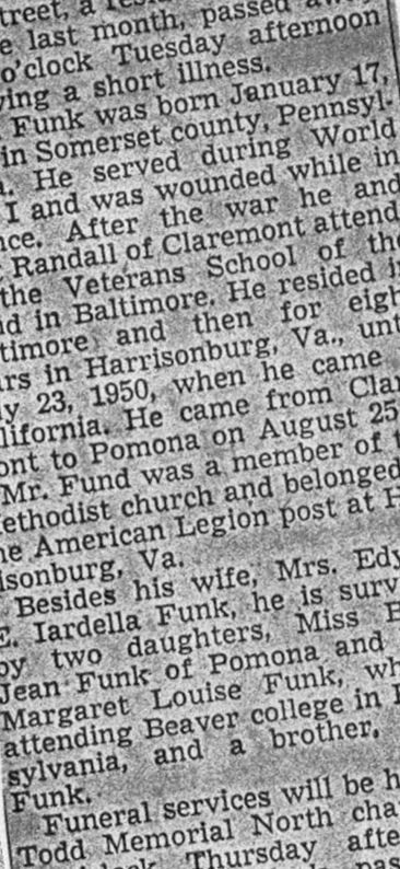 Pvt James Pickle Funk on Sysoon