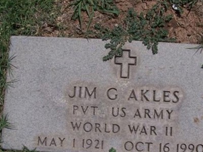 Pvt Jim G Akles on Sysoon