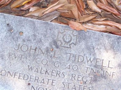 Pvt John L. Tidwell on Sysoon
