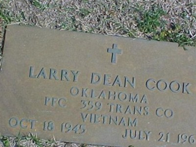 Pvt Larry Dean Cook on Sysoon