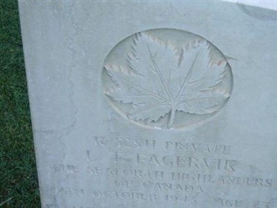 Pvt Leif T. Fagervik on Sysoon