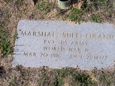Pvt Marshall Buill Orand on Sysoon