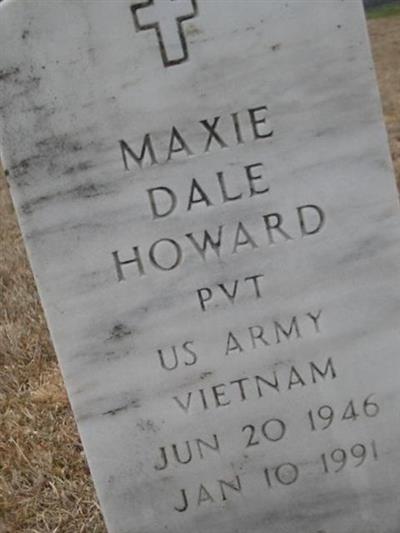 Pvt Maxie Dale Howard on Sysoon