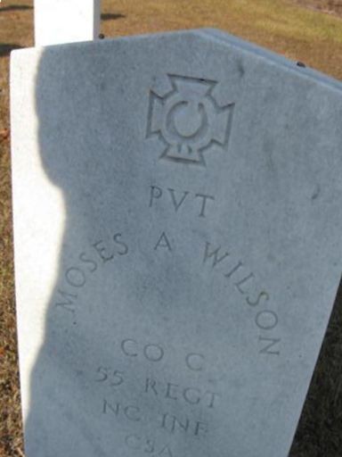 Pvt Moses A. Wilson on Sysoon