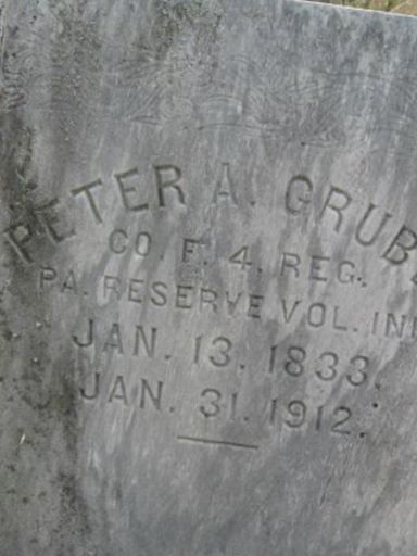 Pvt Peter A Gruber on Sysoon