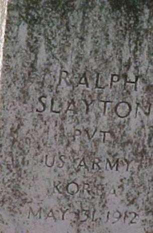 Pvt Ralph Slayton on Sysoon