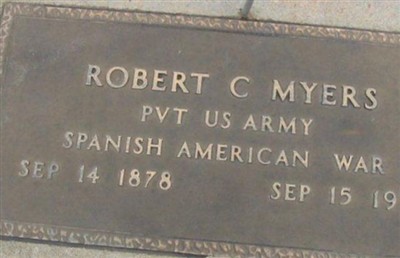 Pvt Robert C. Myers on Sysoon