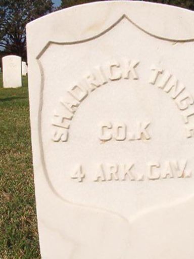 Pvt Shadrick Tingle on Sysoon