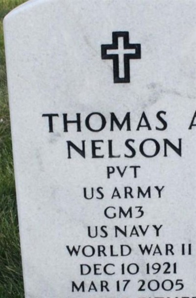 Pvt Thomas A Nelson on Sysoon