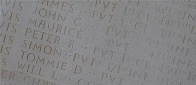 PVT Tommie D. Davis on Sysoon
