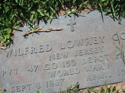 Pvt Wilfred Lowrey Cook on Sysoon