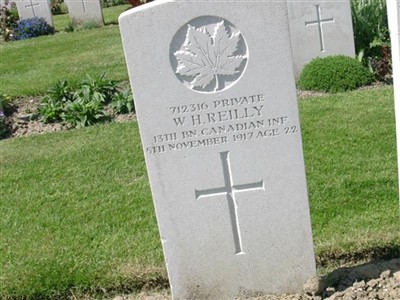 Pvt William Hudson Reilly on Sysoon