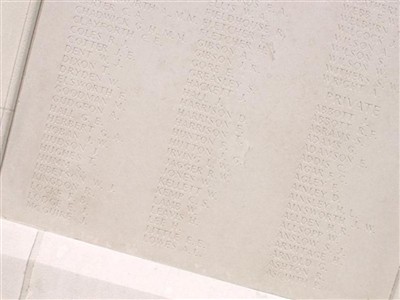 Pvt William John Webber on Sysoon