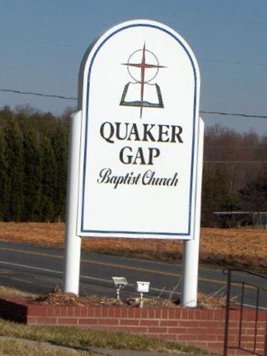 Quaker Gap Baptist Church on Sysoon