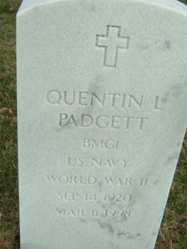 Quentin L Padgett on Sysoon