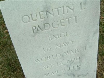 Quentin L Padgett on Sysoon