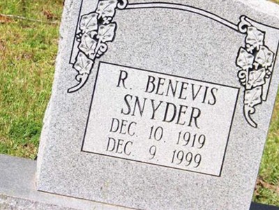 R Benevis Snyder on Sysoon