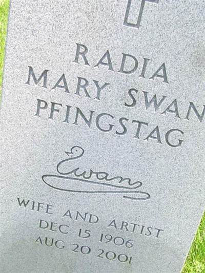 Radia Mary Swan Pfingstag on Sysoon