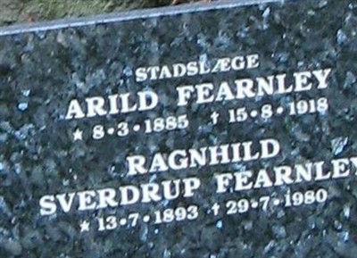 Ragnhild Sverdrup Fearnley on Sysoon