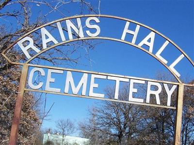 Rains Hall Cemetery on Sysoon